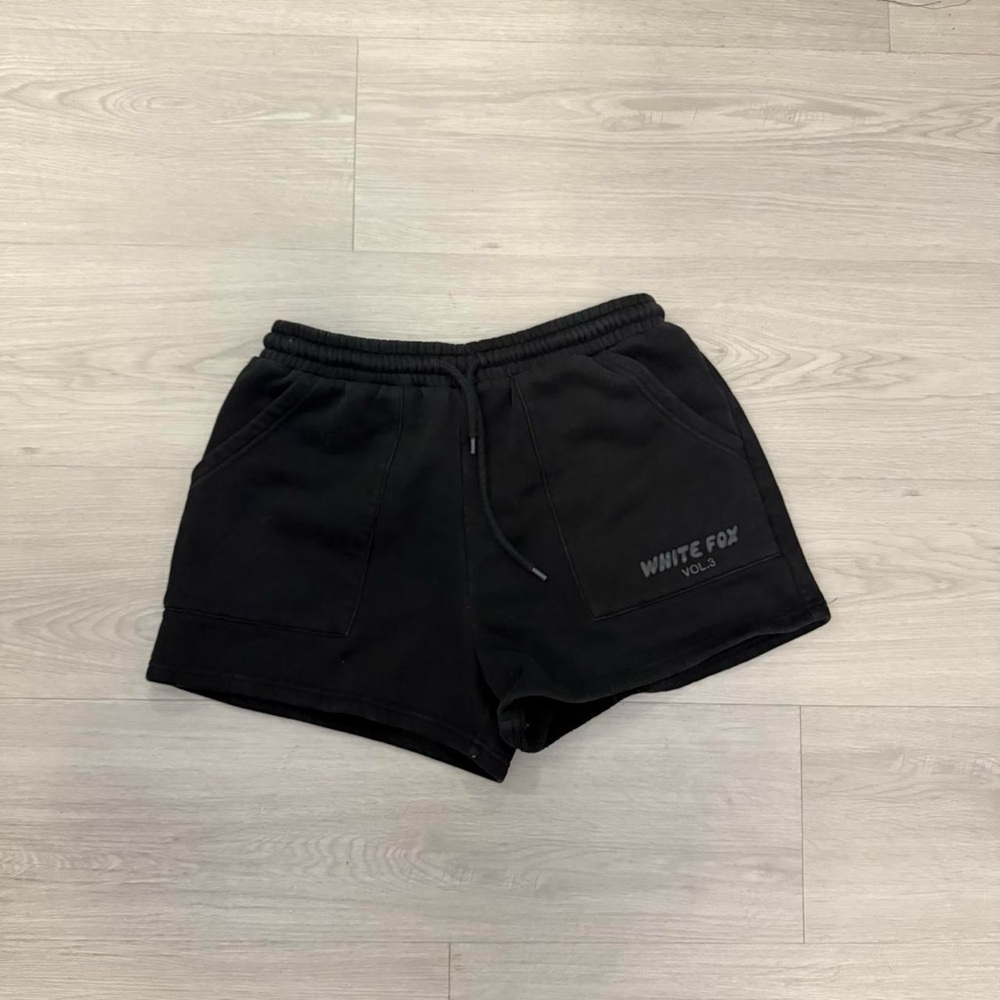 White Fox Boutique Black Athletic Shorts